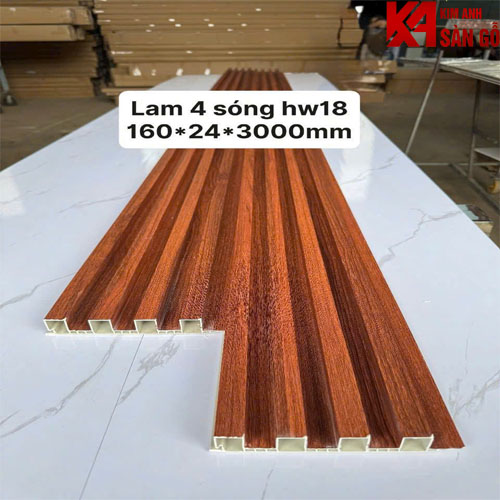 Tấm Ốp Tường Lam 4 Sóng Cao HW-018